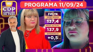 CUESTIÓN DE PESO  PROGRAMA 110924 [upl. by Norrv]