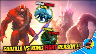 GODZILLA VS KONG Fighting Reason🤣🤣  SCAR KING Control SHIMU Secret Reveal 🥶 MOTHRA Returns [upl. by Annahs359]