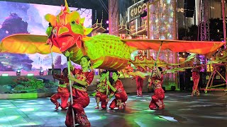 4K 🇹🇭 Chinese New Year 2024  Amazing Dragon Dance and Lion Dance in Bangkok Iconsiam [upl. by Kirby]