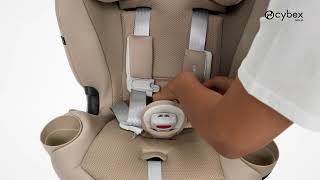 How to Use Easy in Harness System I Callisto G 360 Car Seat I CYBEX [upl. by Aihsei]