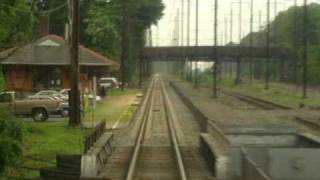 Amtrak PARK Interlocking Track 1 Eastbound Rear View [upl. by Eintruoc690]