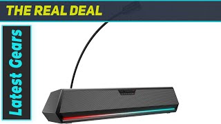 Edifier G1500BAR RGB Gaming Soundbar Review [upl. by Huntlee]