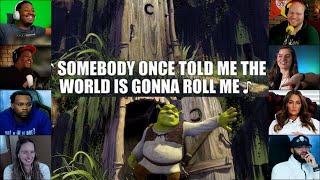 quotSomebody once Told Mequot Song  Shrek 1  Reaction Mashup  shrek [upl. by Ahsimrac119]