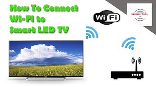 how to connect wifi to sony led tvhow to connect wifi to smart led tvhow to connect wifi to tv [upl. by Malvin]