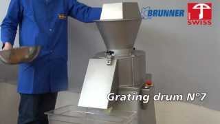 BrunnerAnliker Industrial cheese grater IR 250 [upl. by Silrac484]