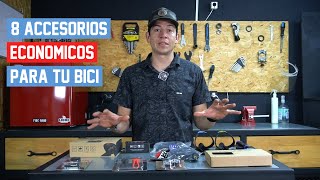 8 Accesorios económicos para tu BICI [upl. by Eneryt]