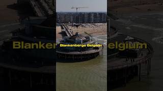 Blankenberge Belgium dronefootage belgium sea coastline drone dji djimini4pro fy shorts [upl. by Nnaxor936]