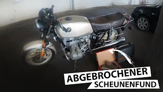 neues Oldtimer Motorrad Projekt BMW R45 ohne Führerschein [upl. by Olag]