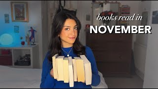 all the books I read in november 📚✨ reading wrapup [upl. by Uria622]