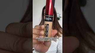 Loreal infallible concealer ❤️ getreadywithrims makeup lorealcosmetics concealer youtubeshorts [upl. by Aicirtal177]