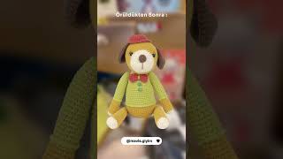 Tığ İşi Amigurumi Kiti Ressam Köpek [upl. by Boar]