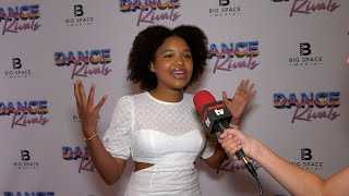 Bella Blanding talks “Dance Rivals” at the movies world premiere [upl. by Uni516]