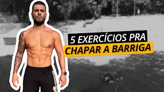 BARRIGA CHAPADA COM 5 EXERCÍCIOS [upl. by Nam]