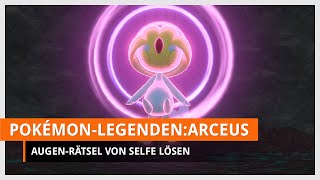 PokémonLegenden Arceus SelfeRätsel lösen wie viele Augen [upl. by Vernita66]