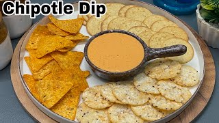 Chipotle Dip From ScratchHigh Protein Healthy DipEasy Dip For Starters And Snacks Chipotle Sauce [upl. by Lodovico]