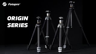 Fotopro Origin Series Carbon Fiber Tripod Operation Video [upl. by Sibylla]