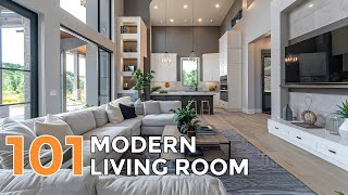 101 Modern Living Room Interior Design Trends You Need to Know [upl. by Devlen]