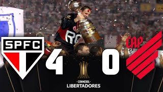 São Paulo 4 x 0 AthleticoPR ● Final Libertadores 2005 Gols e Melhores Momentos HD [upl. by Carlock]