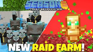 BEST AFK Raid Farm Minecraft Bedrock 120 Emerald Farm MCPEXboxPS4Nintendo SwitchWindows10 [upl. by Filiano]