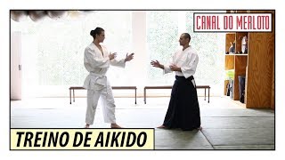 TREINO DE AIKIDO  MINHA PRIMEIRA AULA [upl. by Yenaj]