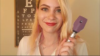 ASMR Eye Examination  Eye Testing Ophthalmoscope Light Triggers [upl. by Fidele143]