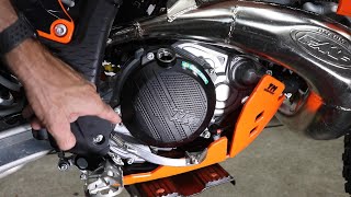 2024 KTM 300 EXCXCW TBI Transmission Oil Capacity [upl. by Nuahsed]