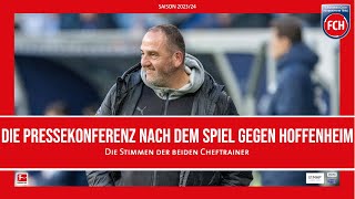 Die Pressekonferenz nach dem Spiel gegen die TSG Hoffenheim [upl. by Sueddaht]