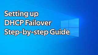 How to setup DHCP failover step by step guide Windows Server 2022 [upl. by Hanson]