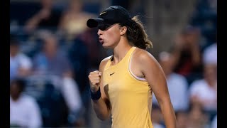 Iga Świąteks 34 winners vs Caroline Wozniacki  Rogers Cup Toronto 2019 [upl. by Yerfdog627]