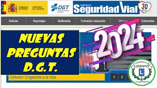 NUEVAS PREGUNTAS DGT MARZO 2024 [upl. by Werdna]