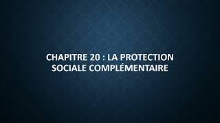 DCG UE3  La protection sociale complémentaire [upl. by Htes]