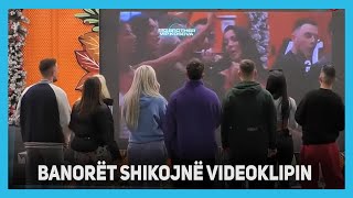 Banorët shikojnë videoklipin e këngës së përgatitur për Big Brother VIP Kosova 2 [upl. by Cordie464]