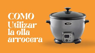 COMO USAR UNA OLLA ARROCERA como hacer arroz blanco [upl. by Knorring]