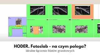 Fotoslab Hoder rozkrój slabów dopasowanie smug granitplatten Naturstein Arbeitsplatte [upl. by Athallia13]