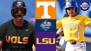 1 Tennessee vs 11 LSU  SEC Championship  2024 College Baseball Highlights [upl. by Neetsuj]