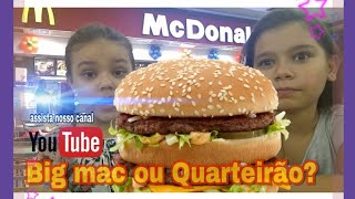 Bateu aquela fome   Qual é o melhor Big Mac ou Quarteirão [upl. by Shirlee]