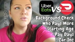 Uber Eats vs DoorDash Which Is Better 2023 breakdown [upl. by Ahsoem]