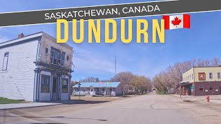 Drive around Town of DUNDURN Saskatchewan  Canada [upl. by Aiset529]