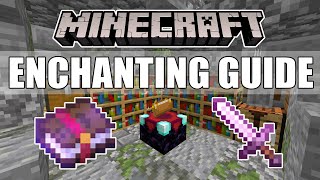 Minecraft Enchanting Guide  How to use Books and Enchanting Table  Minecraft Guide [upl. by Waddle]