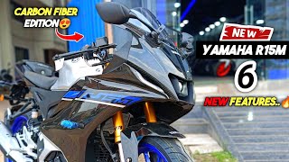 Finally 2024 New YAMAHA R15M CARBON FIBER EDITION Bs7 Model Is Here🔥 NAVIGATION और 6 New Features 😍 [upl. by Kirimia]