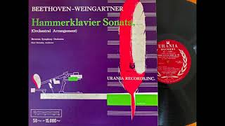 BeethovenWeingartner Hammerklavier Sonata Arranged for Orchestra 1953 Recording [upl. by Ahsaelat]