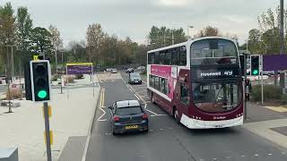 Lothian Buses Route 33 Millerhill  Wester Hailes 622 [upl. by Eiramadnil]