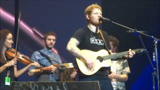 Ed Sheeran with Beoga  Galway Girl amp Nancy Mulligan  3 Arena Dublin 120417 [upl. by Aihsemot]