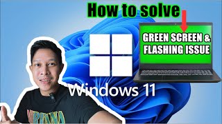 FIX  Greenscreen amp Flashing Screen When Playing Video In Windows 11 [upl. by Supat]