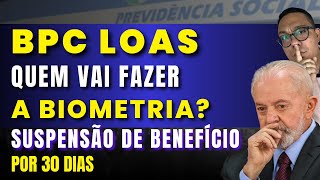 Portaria do governo em vigor BPC LOAS vai ter que fazer biometria  Veja quem será notificado [upl. by Rosalinde591]