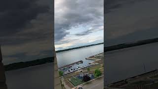 Smoke from the Canadian wildfires Ogdensburg New York day 3 6823 [upl. by Artap]