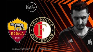 AS ROMA 5  3 FEYENOORD ROTTERDAM LIVE MATCH  QUALIFICATION INCROYABLE EN 8E DE FINALE D’UEL [upl. by Natehc115]