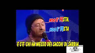 KARAOKE CARO AMICO TI SCRIVO  LUCIO DALLA ft FRANCESCO DE GREGORI Demo [upl. by Euell923]