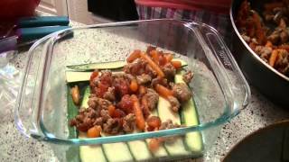 Veggie Lasagna RECIPE April 23 2014 Weight loss journey [upl. by Truda245]