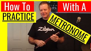 How To Practice Drums With A Metronome  3 Simple Steps😀 [upl. by Buckie]